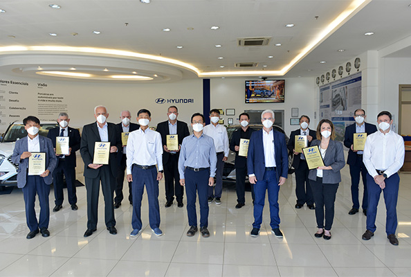 Hyundai anuncia vencedores do prêmio  “Fornecedores do Ano 2021”