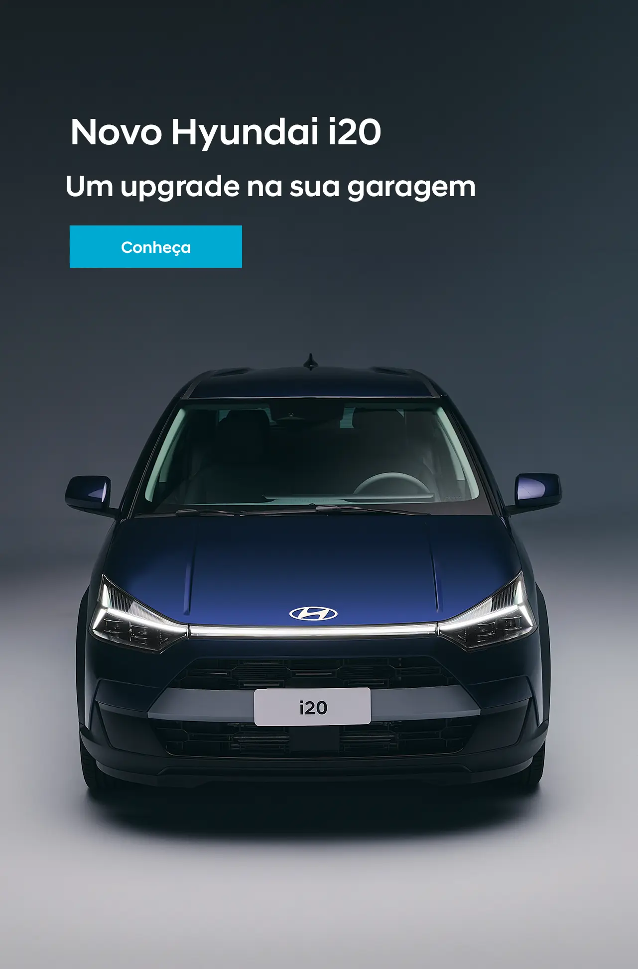 Novo Hyundai i20 Ultimate com assinatura em LED nas lanternas.