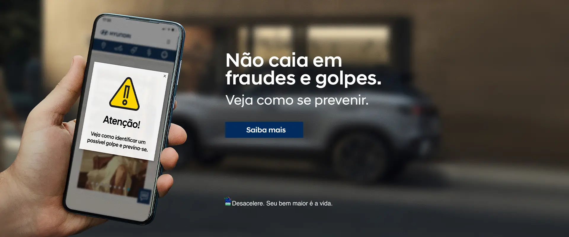 Alerta de fraudes e golpes