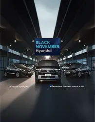 Hyundai lança campanha “Black November”, com descontos de até R$ 15 mil em toda linha HB20 e CRETA