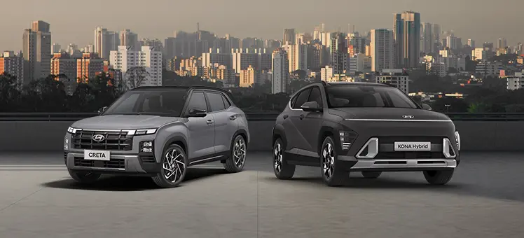 KONA Híbrido x Novo CRETA: qual o melhor SUV para você?